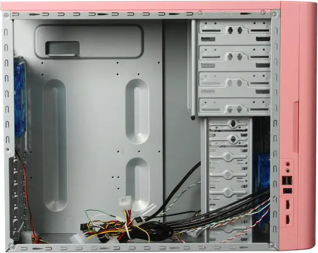 Alt view image 7 of 11 - APEVIA X-CRUISER2-PK Pink SECC Steel ATX Mid Tower Computer Case