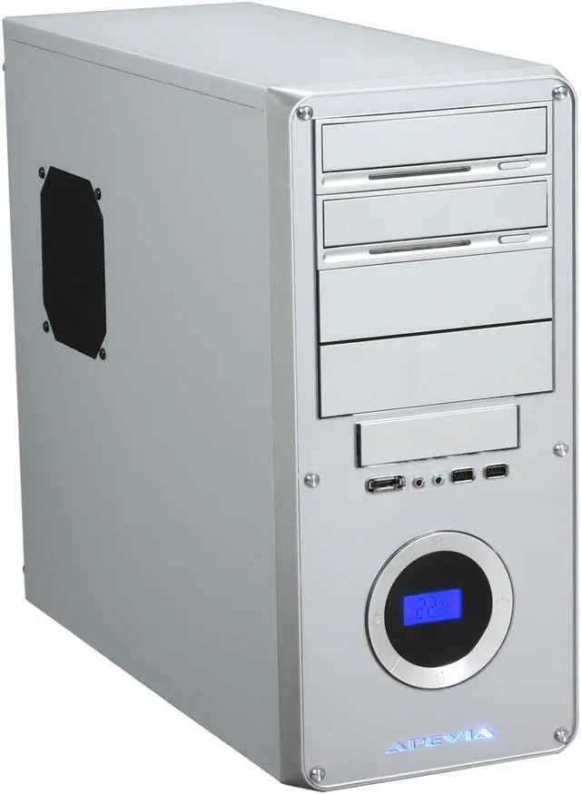 Main image of APEVIA X-DREAMER3 X-DMR3-NW-AL/450 Silver Metal ATX Mid Tower Computer Case 450W Power Supply