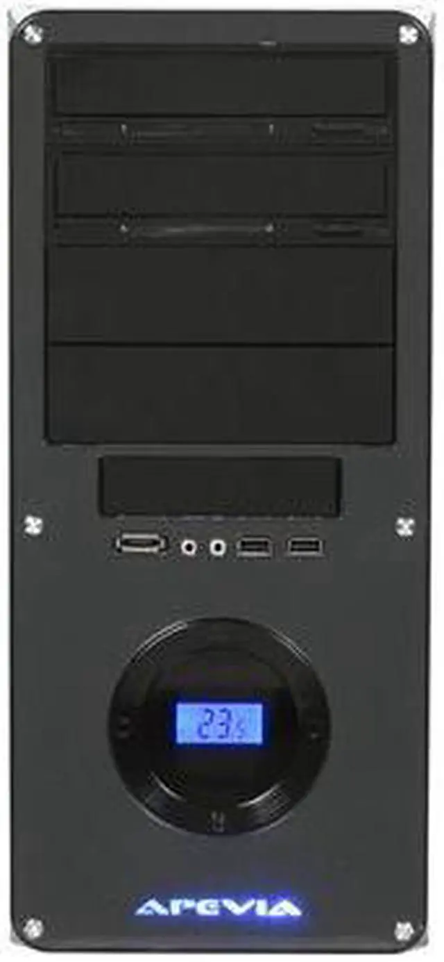 Alt view image 2 of 9 - APEVIA X-DREAMER3 X-DMR3-NW-BK/450 Black metal ATX Mid Tower Computer Case 450W Power Supply
