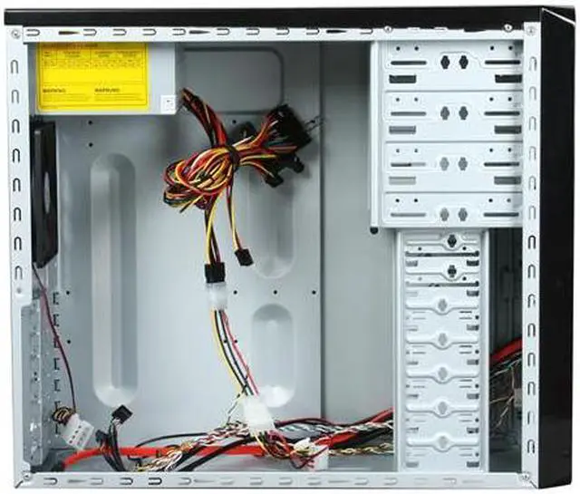 Alt view image 6 of 9 - APEVIA X-DREAMER3 X-DMR3-NW-BK/450 Black metal ATX Mid Tower Computer Case 450W Power Supply