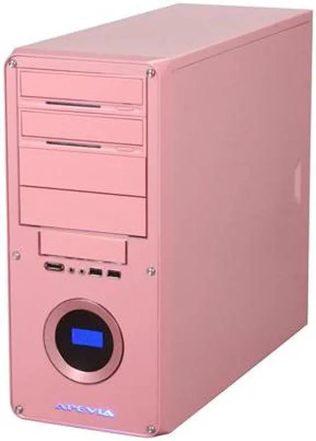Alt view image 3 of 9 - APEVIA X-DREAMER3-PK Pink Metal ATX Mid Tower Computer Case