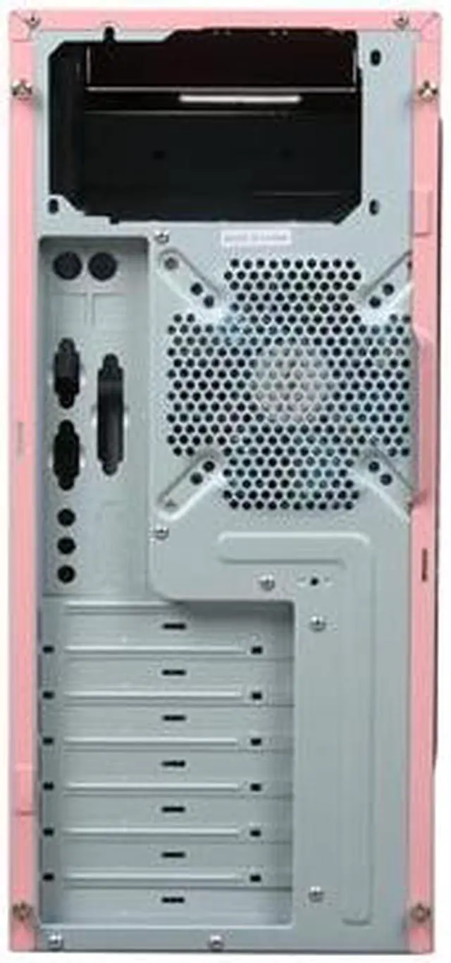 Alt view image 8 of 9 - APEVIA X-DREAMER3-PK Pink Metal ATX Mid Tower Computer Case