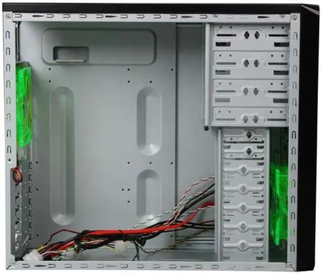 Alt view image 6 of 9 - APEVIA X-DREAMER3-GN Black / Green metal ATX Mid Tower Computer Case