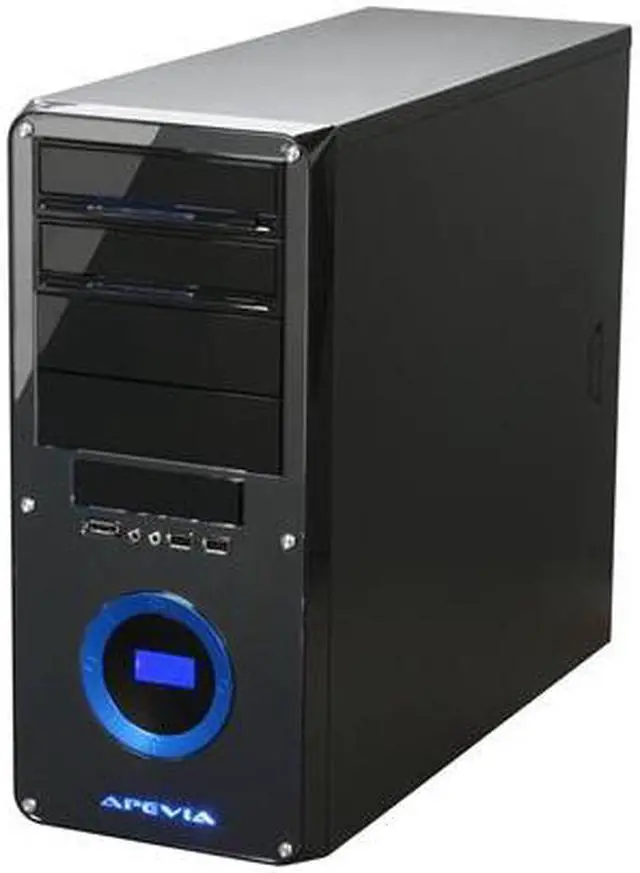 Alt view image 3 of 9 - APEVIA X-DREAMER3-BL Black / Blue metal ATX Mid Tower Computer Case