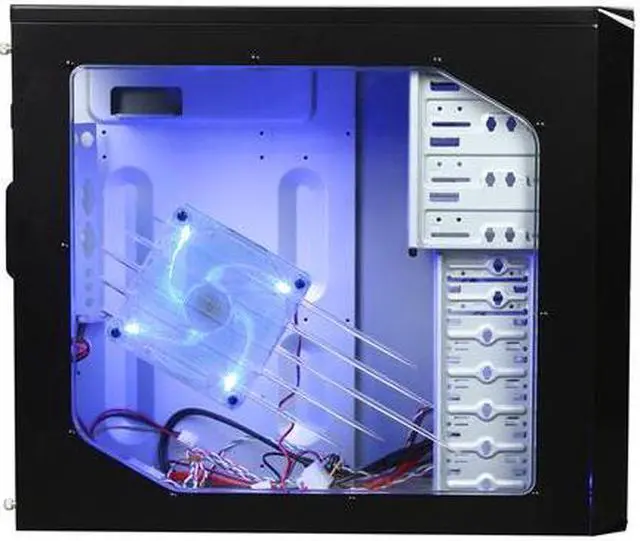 Alt view image 4 of 9 - APEVIA X-DREAMER3-BL Black / Blue metal ATX Mid Tower Computer Case