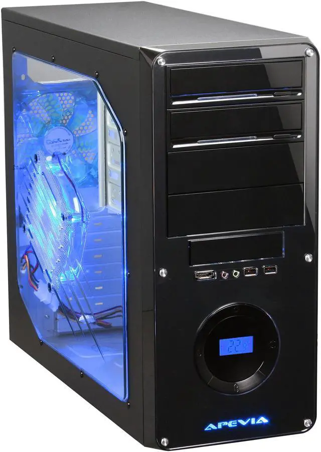 Main image of APEVIA X-DREAMER3-BK Black Metal ATX Mid Tower Computer Case