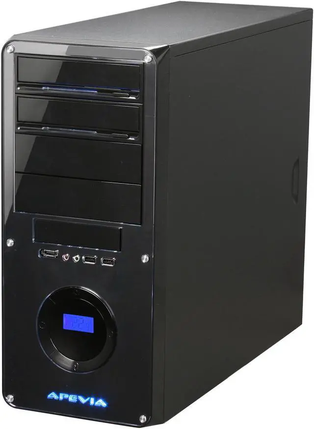 Alt view image 3 of 9 - APEVIA X-DREAMER3-BK Black Metal ATX Mid Tower Computer Case