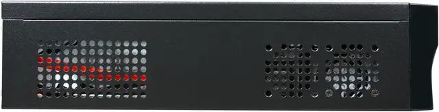 Alt view image 4 of 8 - APEVIA X-FIT-100 Black Steel Mini-ITX Tower Computer Case 250W Power Supply