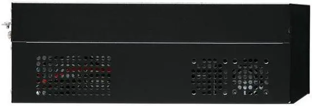 Alt view image 4 of 8 - APEVIA X-FIT-200 Black Steel Mini-ITX Tower Computer Case 250W Power Supply