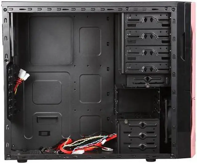 Alt view image 6 of 9 - APEVIA X-PLORER2 Series X-PLORER2-PK Black / Pink Steel ATX Mid Tower Computer Case