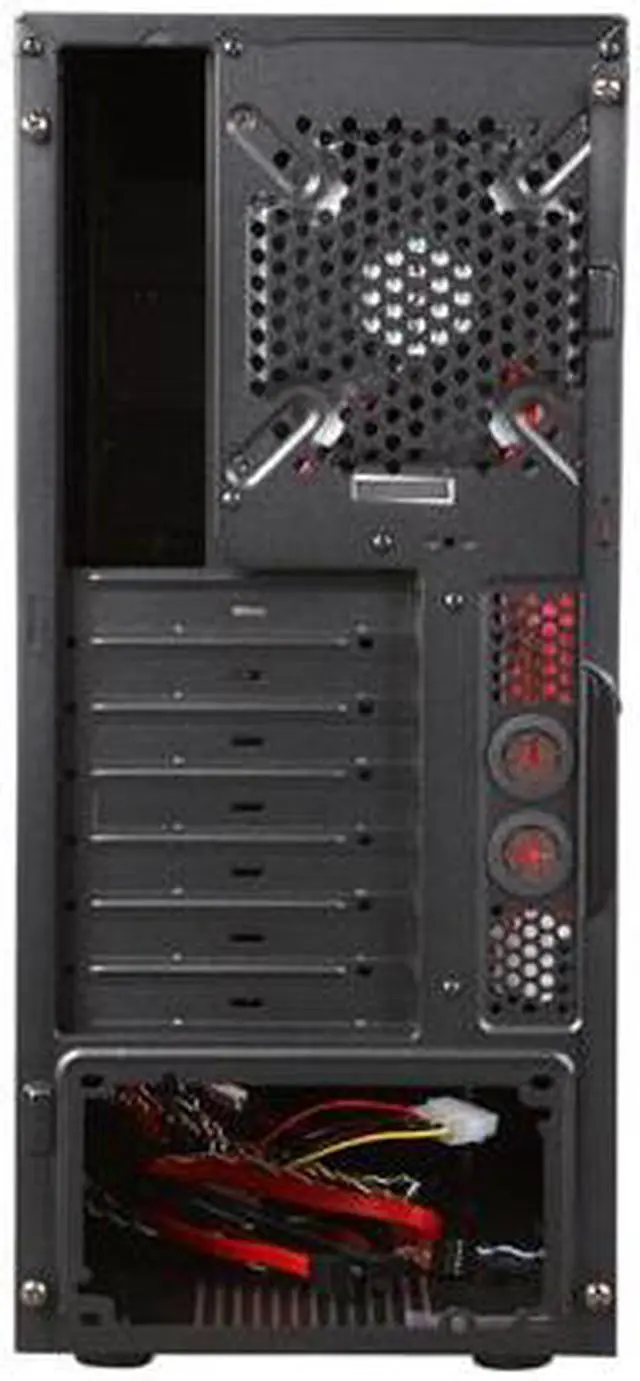 Alt view image 8 of 9 - APEVIA X-PLORER2 Series X-PLORER2-PK Black / Pink Steel ATX Mid Tower Computer Case