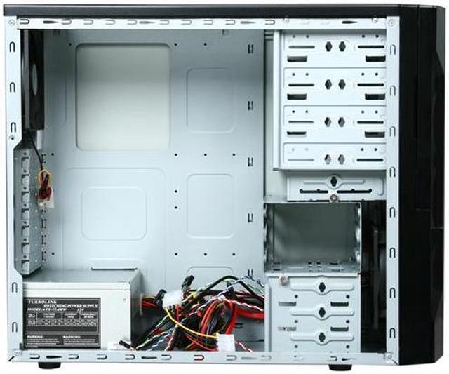Alt view image 4 of 7 - APEVIA X-PLORER2 Series X-PLOR2-NW-BK/450 Black Steel ATX Mid Tower Computer Case 450W Power Supply