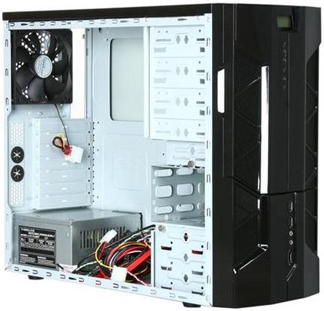 Alt view image 5 of 7 - APEVIA X-PLORER2 Series X-PLOR2-NW-BK/450 Black Steel ATX Mid Tower Computer Case 450W Power Supply