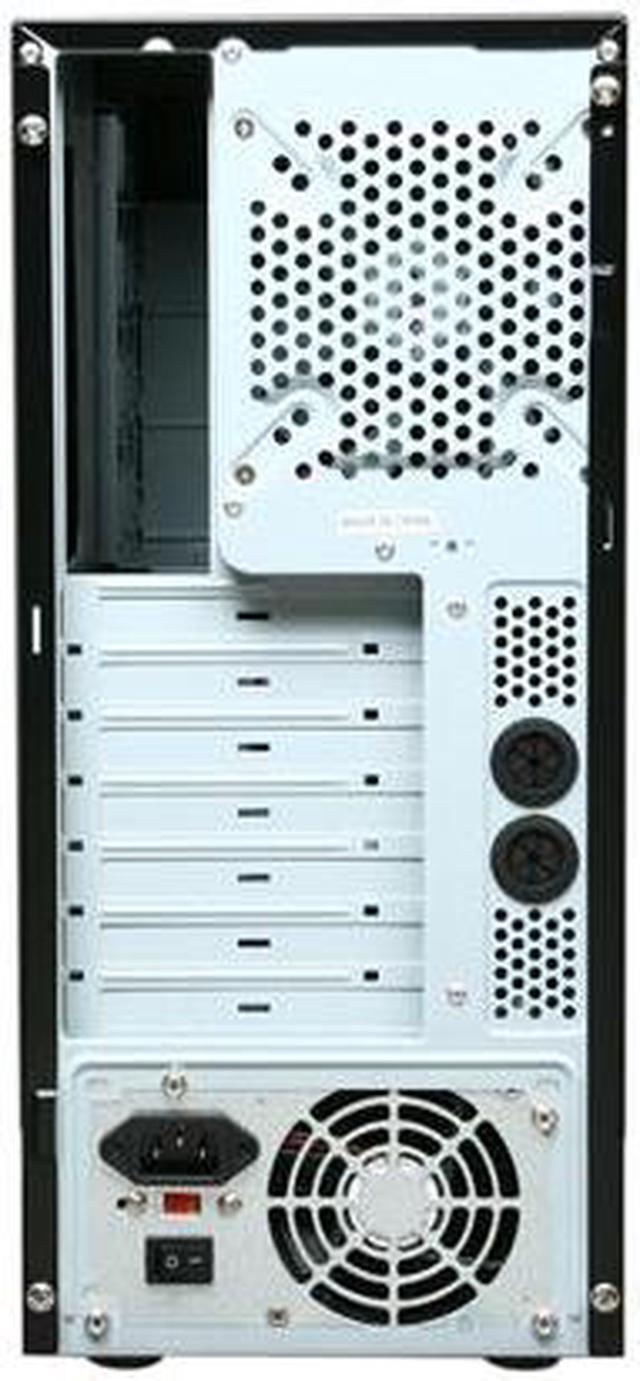Alt view image 6 of 7 - APEVIA X-PLORER2 Series X-PLOR2-NW-BK/450 Black Steel ATX Mid Tower Computer Case 450W Power Supply