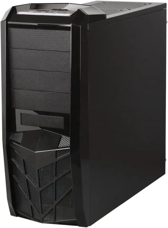 Alt view image 3 of 10 - APEVIA X-TROOPER Series X-TRP-NW-BK/450 Black Steel ATX Mid Tower Computer Case 450W Power Supply