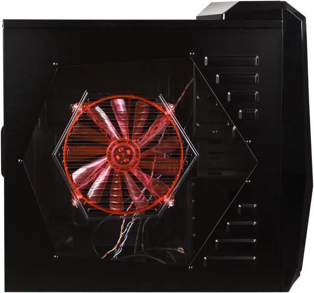 Alt view image 4 of 10 - APEVIA X-TROOPER Series X-TRP-RD Black / Red Steel ATX Mid Tower Computer Case