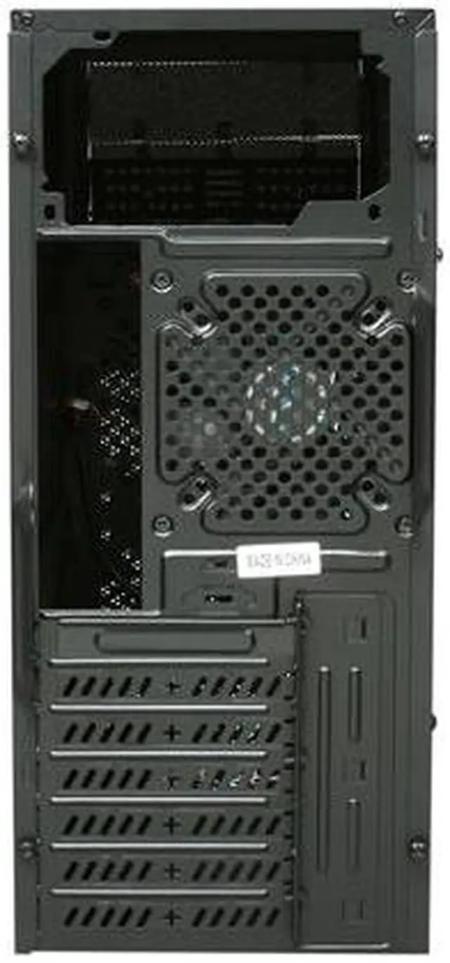 Alt view image 7 of 8 - APEVIA X-TROOPER Junior Series X-TRPJR-BK Black  Steel Micro ATX Mid Tower Computer Case  w/ Side Window