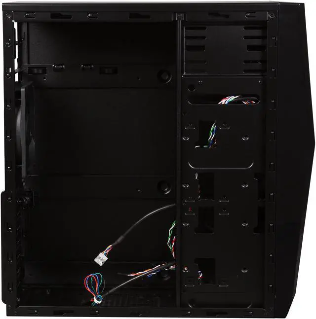 Alt view image 6 of 9 - APEVIA X-TROOPER Junior Series X-TRPJR-NW-BK Black Steel Micro ATX Mid Tower Computer Case