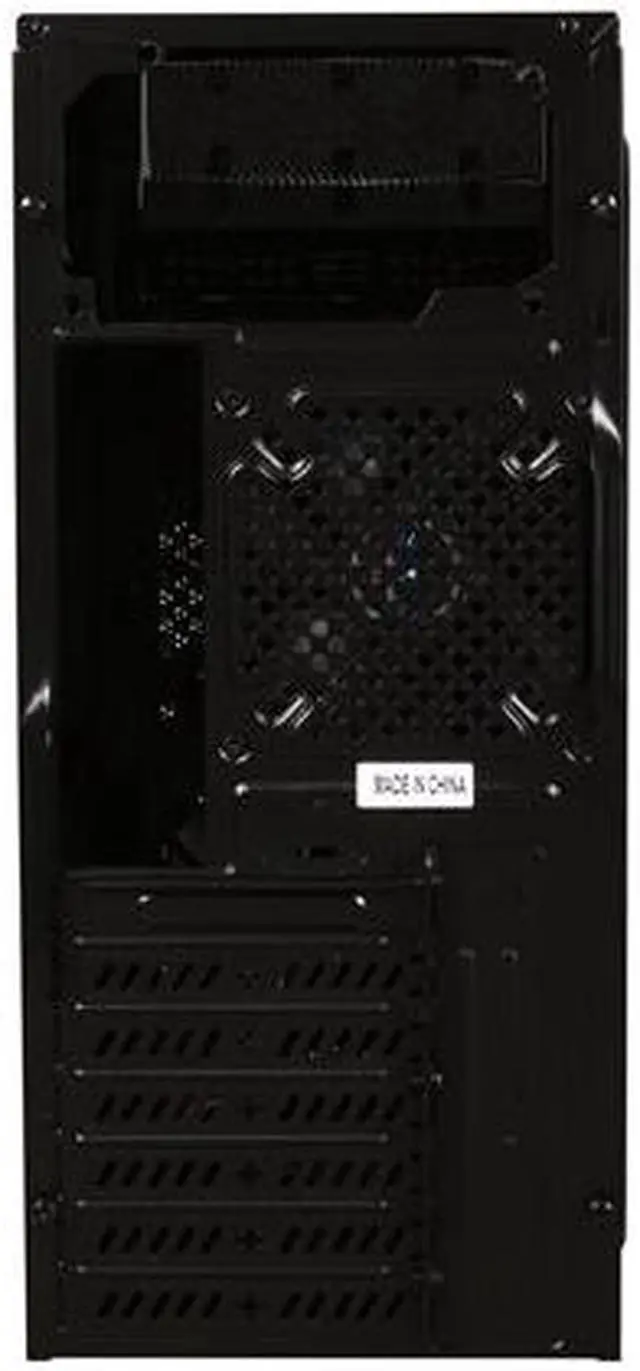 Alt view image 8 of 9 - APEVIA X-TROOPER Junior Series X-TRPJR-NW-BK Black Steel Micro ATX Mid Tower Computer Case