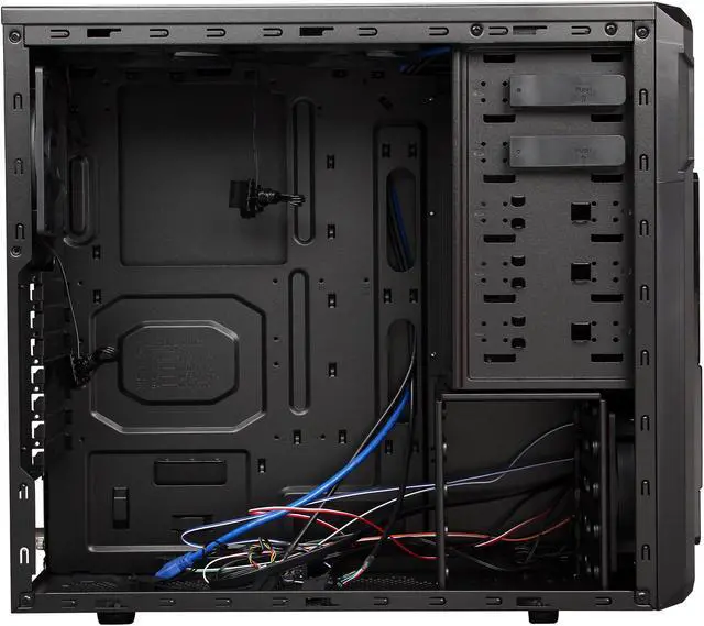 Alt view image 7 of 10 - APEVIA X-DREAMER4 Series X-DREAMER4-RD Black / Red Steel ATX Mid Tower Computer Case