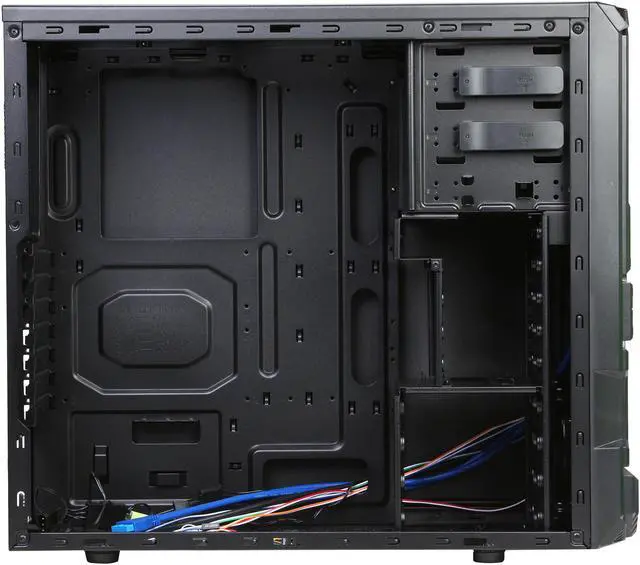 Alt view image 7 of 10 - APEVIA X-Sniper X-SNIPER2-GN Black Steel ATX Mid Tower Computer Case w/ Side Window-Green