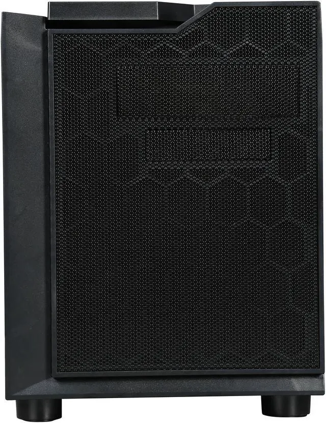 Alt view image 2 of 10 - APEVIA X-QPACK3-NW-BK Black SECC Micro ATX Cube Case Computer Case