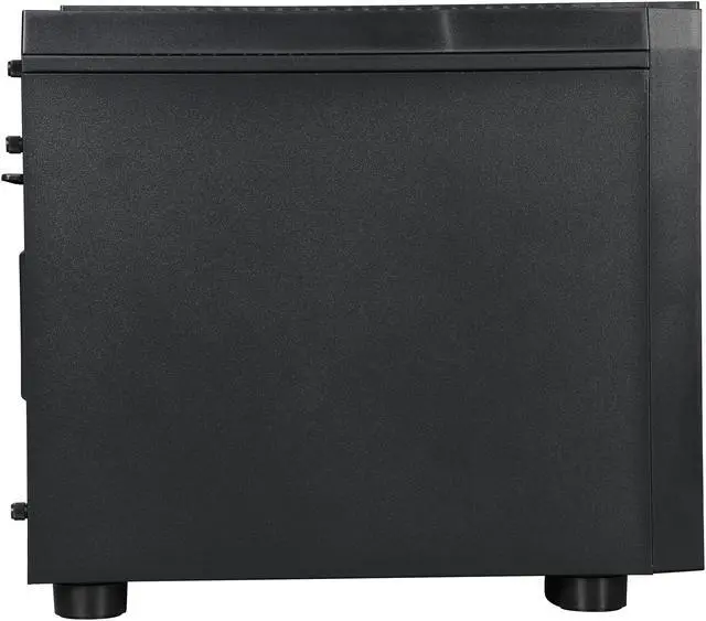 Alt view image 4 of 10 - APEVIA X-QPACK3-NW-BK Black SECC Micro ATX Cube Case Computer Case