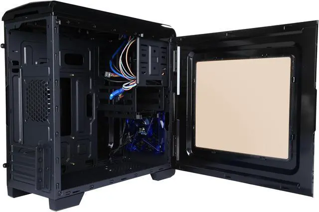 Alt view image 7 of 11 - APEVIA X-QTIS-BK Black SECC Micro ATX / ITX / Mini ITX Computer Case