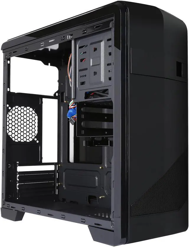 Alt view image 9 of 11 - APEVIA X-QTIS-BK Black SECC Micro ATX / ITX / Mini ITX Computer Case