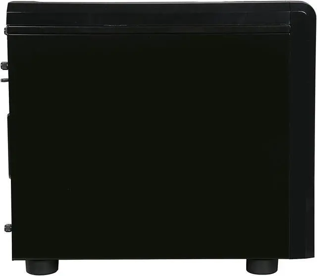 Alt view image 4 of 11 - APEVIA X-QBER-NW-BK Black SECC Micro ATX / ITX Cube Case Computer Case