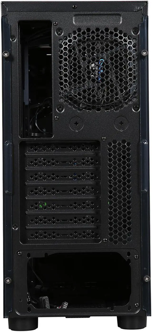 Alt view image 8 of 8 - APEVIA X-MIRAGE X-MIRAGE-GN Black / Green SECC Black Metal Chassis, ABS Plastic Front Panel ATX Mid Tower Computer Case