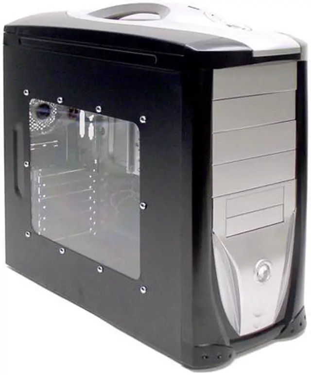 Alt view image 2 of 8 - POWMAX CP03294HL-5 Black All metal construction (SGCC) ATX Mid Tower Computer Case 400W Power Supply