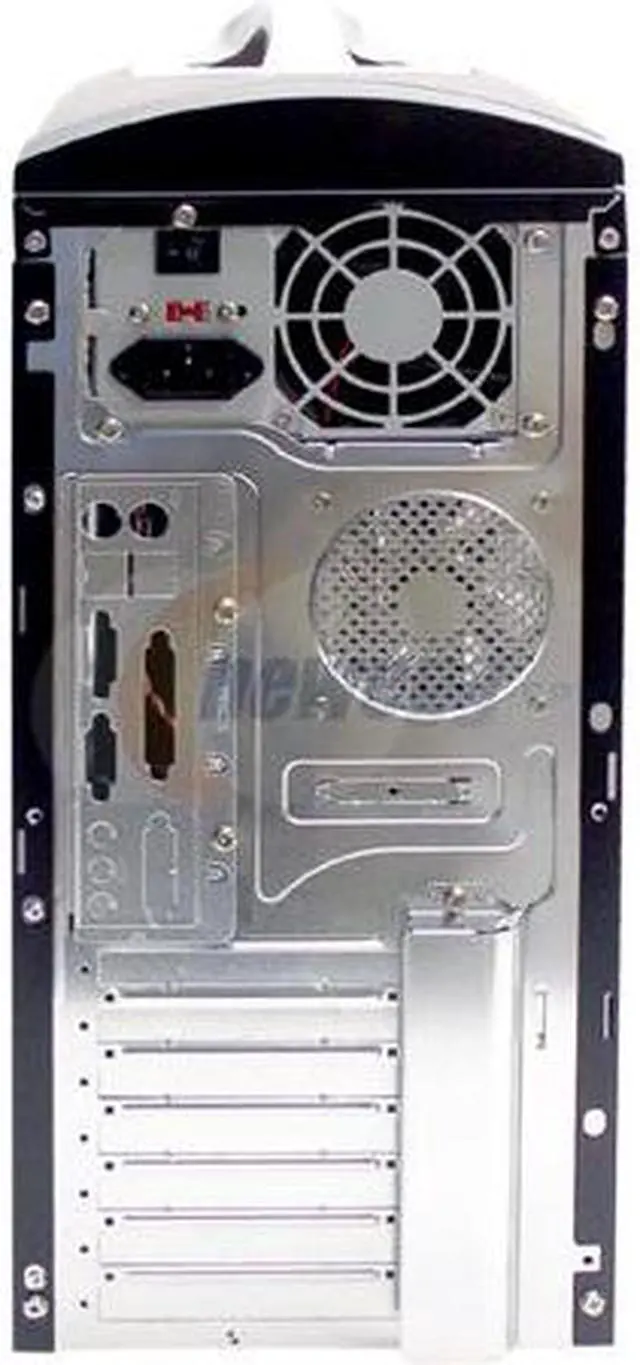 Alt view image 3 of 8 - POWMAX CP03294HL-5 Black All metal construction (SGCC) ATX Mid Tower Computer Case 400W Power Supply
