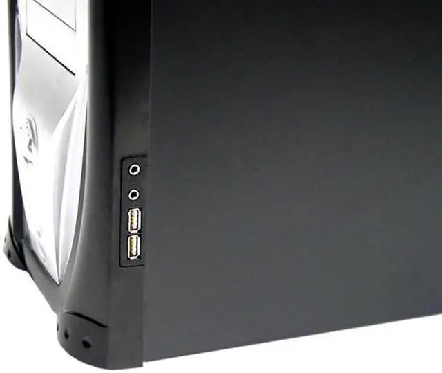 Alt view image 6 of 8 - POWMAX CP03294HL-5 Black All metal construction (SGCC) ATX Mid Tower Computer Case 400W Power Supply