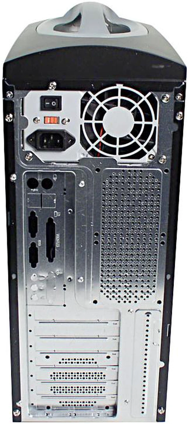 POWMAX CP0327PL-4 Black/Silver Computer Case - Newegg.com