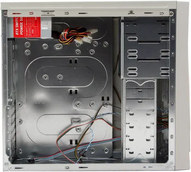 Alt view image 9 of 13 - POWMAX CP808PL-1 Beige SGCC steel ATX Mid Tower Computer Case 450W Power Supply