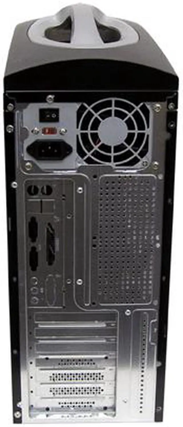 Alt view image 8 of 18 - POWMAX CP0327PL-4 Window Black/ Silver SGCC ATX Mid Tower Computer Case 400W Power Supply