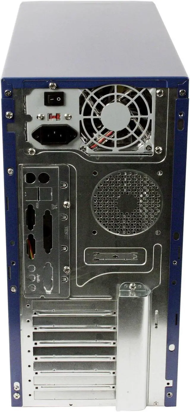 Alt view image 10 of 14 - POWMAX 702 MATRIX CP702-3 Blue Steel ATX Mid Tower Computer Case 450W Power Supply