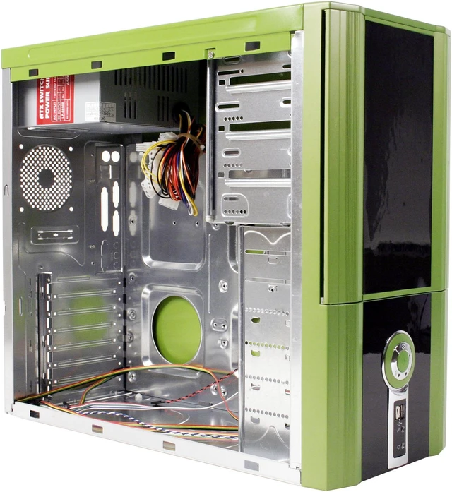 POWMAX 702 MATRIX CP702-5 Green Computer Case - Newegg.com