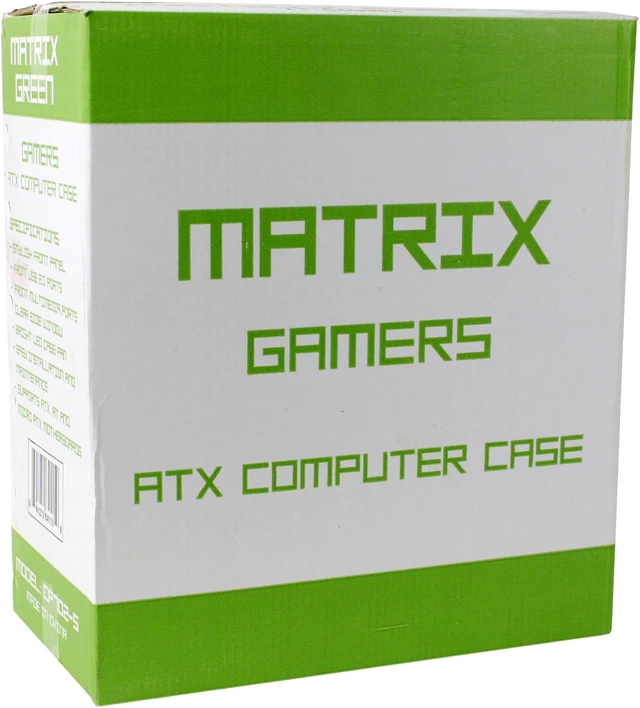 POWMAX 702 MATRIX CP702-5 Green Computer Case - Newegg.com