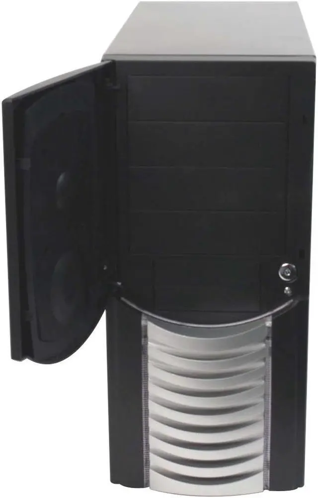 Alt view image 4 of 17 - POWMAX 519 XMAN CPXMAN-02 Black All Metal Construction (SGCC) ATX Mid Tower Computer Case 480W Power Supply