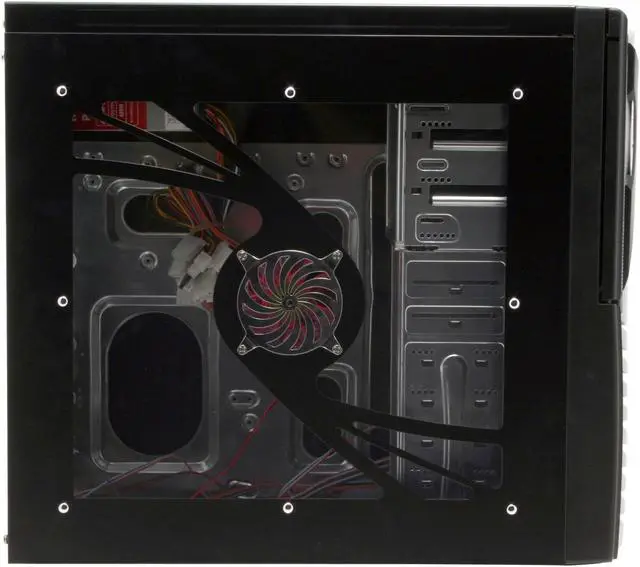 Alt view image 6 of 17 - POWMAX 519 XMAN CPXMAN-02 Black All Metal Construction (SGCC) ATX Mid Tower Computer Case 480W Power Supply