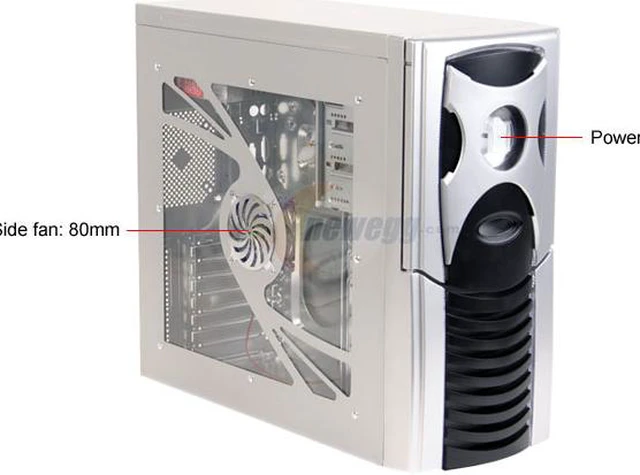 Pcman Case POWMAX XMAN CPXMAN-01 Silver Computer Case - Newegg.com
