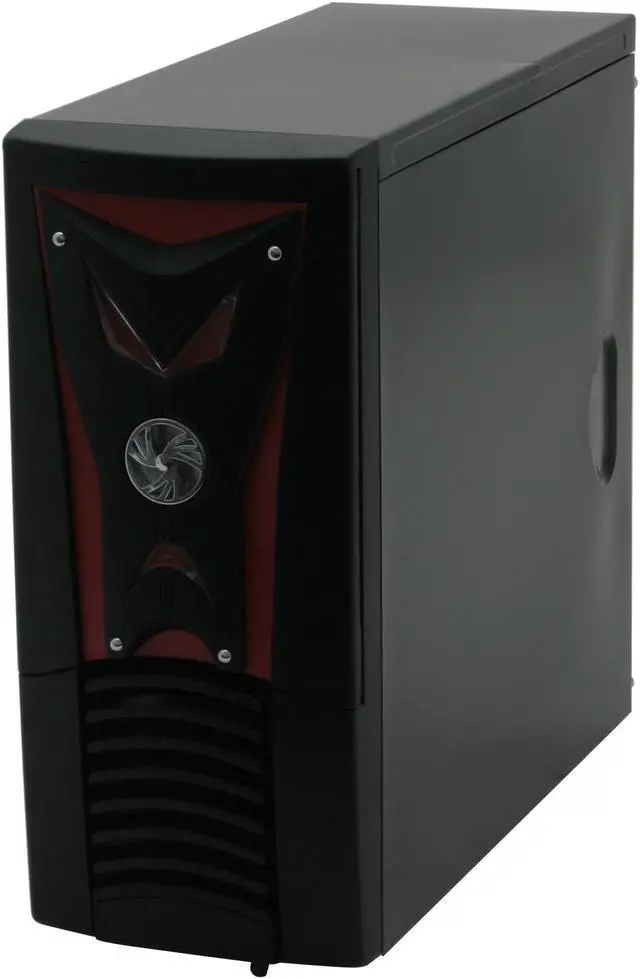 Alt view image 2 of 16 - POWMAX DEMON IV CPDEM-4 Black All Metal Construction (SGCC) ATX Mid Tower Computer Case 450W Power Supply