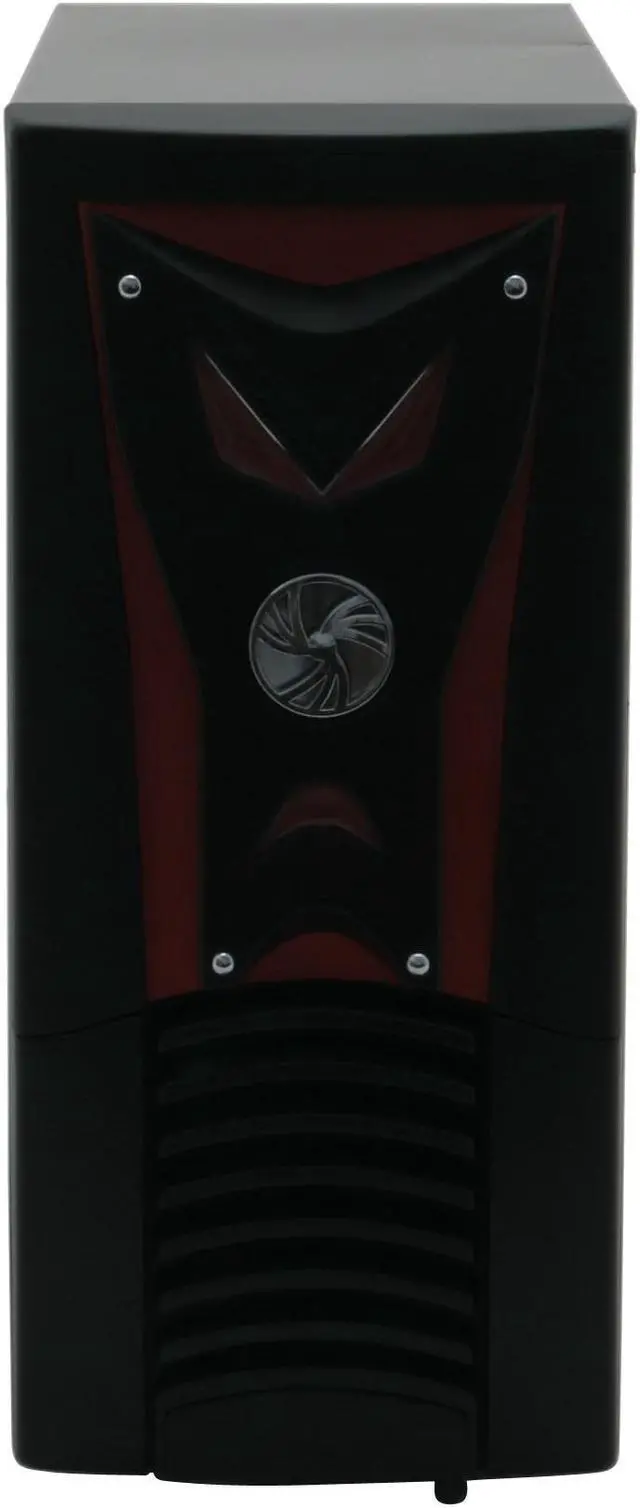 Alt view image 3 of 16 - POWMAX DEMON IV CPDEM-4 Black All Metal Construction (SGCC) ATX Mid Tower Computer Case 450W Power Supply