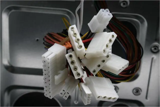 Alt view image 13 of 16 - POWMAX Bio II CP601-4 Red All Metal Construction (SGCC) ATX Mid Tower Computer Case 450W Single Fan Power Supply