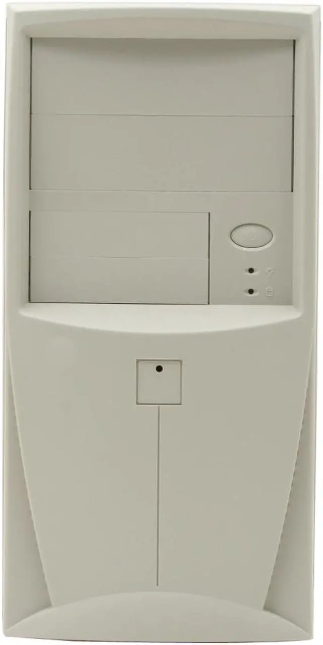 Alt view image 3 of 10 - POWMAX MM3800 Beige SGCC Steel Micro ATX Mini Tower Computer Case