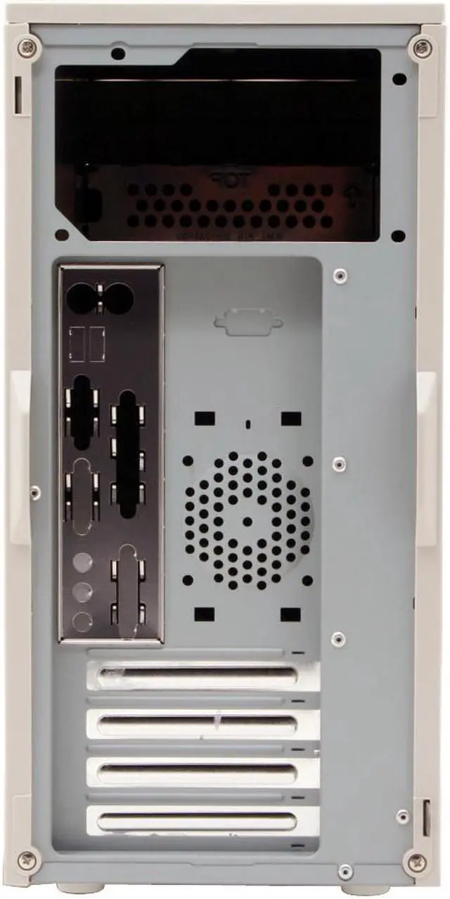 Alt view image 5 of 10 - POWMAX MM3800 Beige SGCC Steel Micro ATX Mini Tower Computer Case