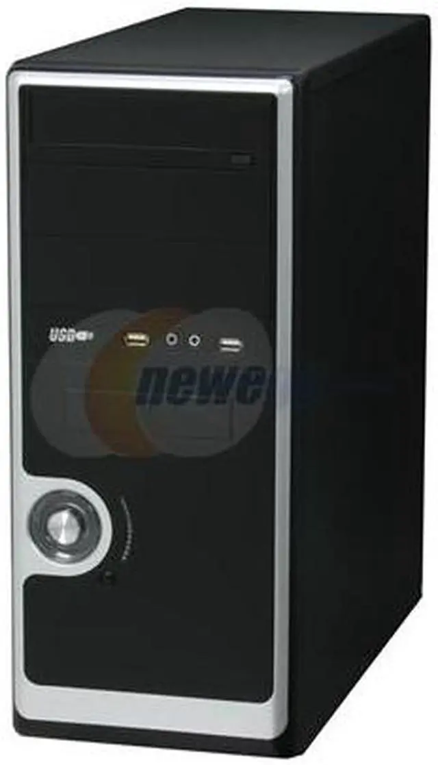 Alt view image 3 of 11 - POWMAX CP2036-BK Black Computer Case 400W Power Supply