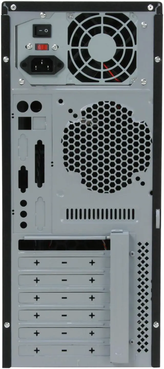 Alt view image 10 of 11 - POWMAX CP2036-BK Black Computer Case 400W Power Supply